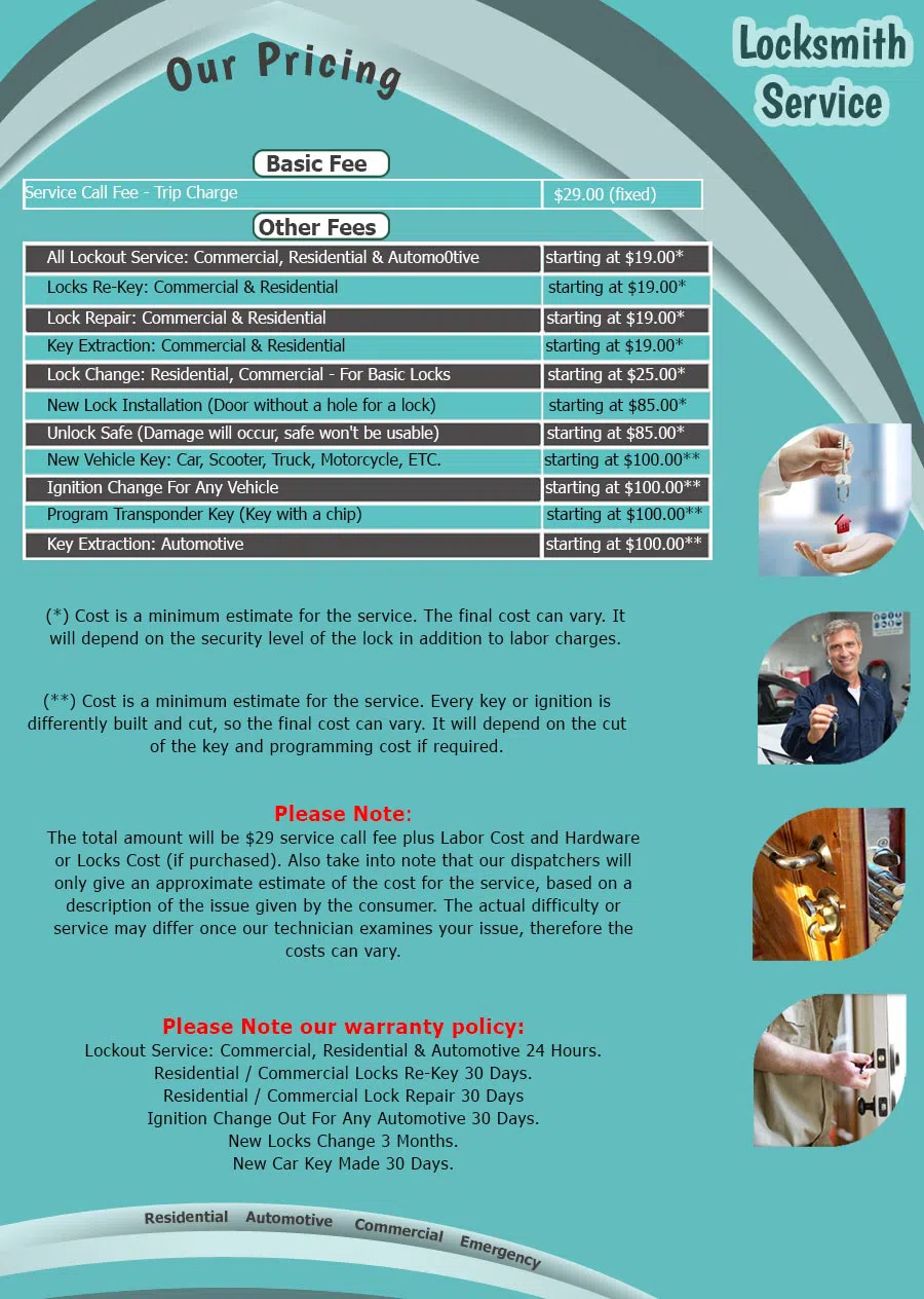 Father Son Locksmith Shop The Colony, TX 469-454-3679